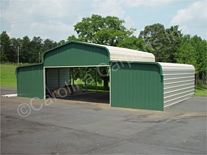 Regular Roof Style Horse Barn with Two Ends Closed 